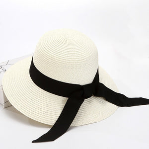 Women's Beach Wide Brimmed Sun Straw Hat