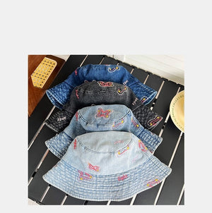 Jean Fisherman Hat Women's Autumn And Winter Sun Protection Sunshade