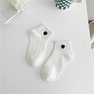 Women's Fashionable Cotton Embroidered Socks