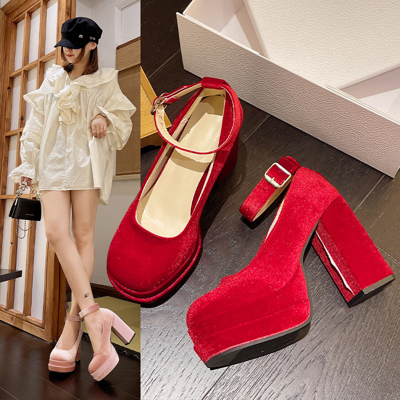 Women's Fashionable All-match High Heel Sandals