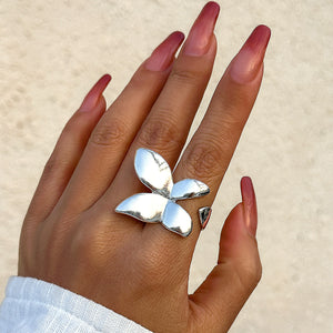 Exaggerating High Quality Glossy Butterfly Ring For Women