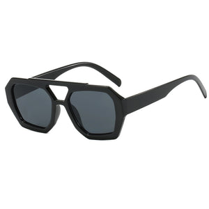 Double Beam Large Rim Sunglasses Sunshade