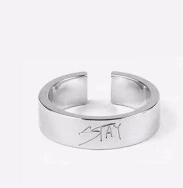 Little Wrinkle Man Men's Titanium Steel Ring