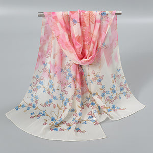 Little Chiffon Small Silk Scarf Scarf For Women