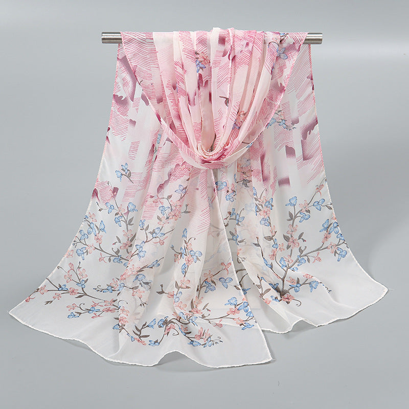 Little Chiffon Small Silk Scarf Scarf For Women