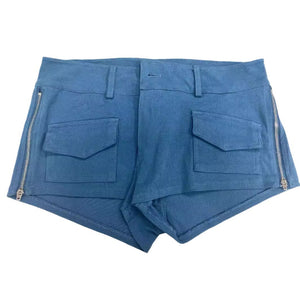 European And American Ins Style Slim Fit Denim Shorts